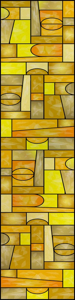 Frosted Stained Glass Window Film, Church Static Cling,Privacy Retro Door Sticker,Kitchen, Office, Home Decor, Customized