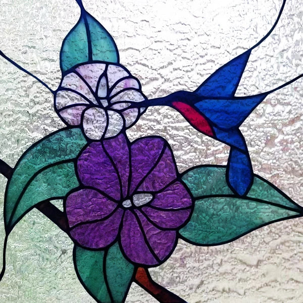 Custom size 3D Matte Window Film Stained Glass Decorative Uv Window Sticker Privacy Frosted Static Cling for Glass,Birds