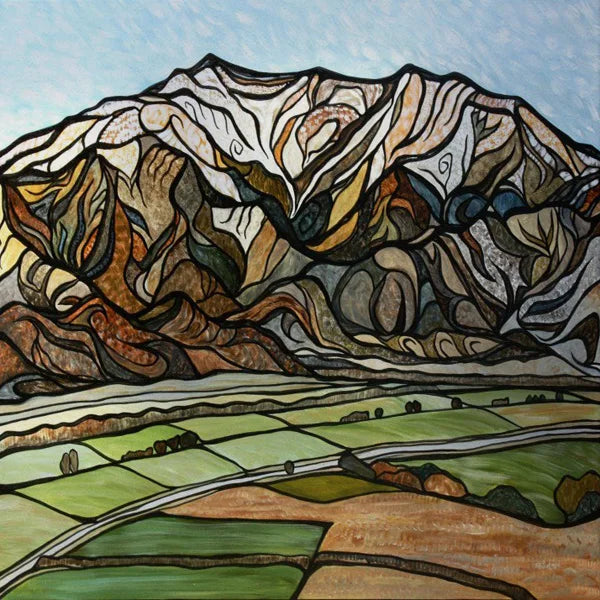 Stained Glass Window Film Frosted Glass Sticker Forest Opaque,Customized Print Mountain For Bathroom Door Office Home Decor