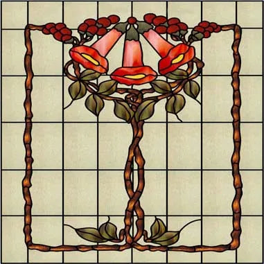 Stained Glass Window Film Frosted Glass Sticker,Custom made to fit any Window Size or Shape,Kitchen Bathroom Door Home Decor