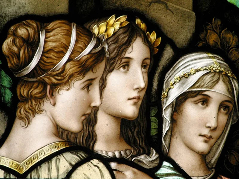 Custom Size Stained Glass Window Film, Frosted Privacy, Static Cling, Church, Mythological People, Transom Window, Home Decor