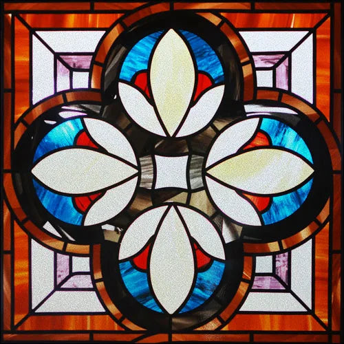 Window Film Frosted Stained Glass Films,Customized Church Design Static Cling Sticker,Home Decor Foil Window Treatment