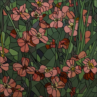 Stained Glass Window Film Frosted Glass Sticker Forest Customized Floral Leaves For Bathroom Kitchen Office Door Home Decor