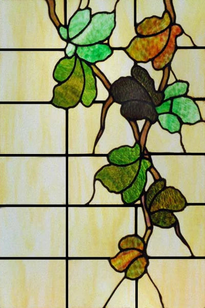 Stained Glass Window Films,Static Cling, Customized Retro Vintage Sticker,Frosted,Privacy, Easy to install
