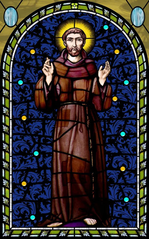 Custom Frosted Stained Glass Window Film, Static Cling ,Church Jesus Christ Blessed Mary Stickers, Window Treatment, Home Decor