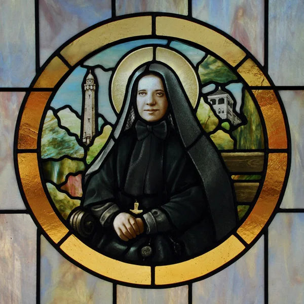 Custom Frosted Stained Glass Window Film,PVC Static Cling Films,Patron Saint of Catholic Church Decor, Foil Stickers