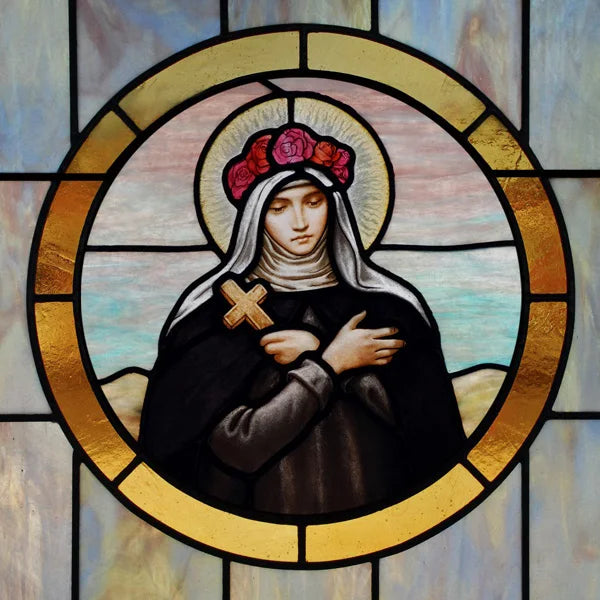 Custom Frosted Stained Glass Window Film,PVC Static Cling Films,Patron Saint of Catholic Church Decor, Foil Stickers