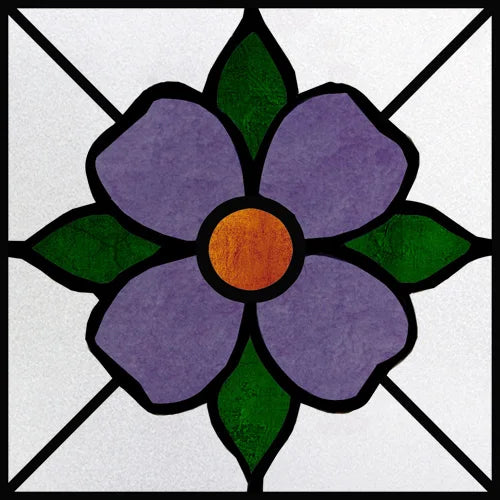 Window Film Frosted Stained Glass Films,Customized Art Deco Design Flower Static Cling Sticker,Home Decor Foil Window Treatment