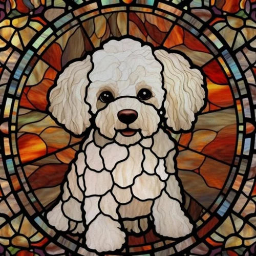 Custom size Window Film Stained Glass Films Frosted Privacy Static Cling Retro Dog Tiger Cat Sticker Bathroom Skylight Decor