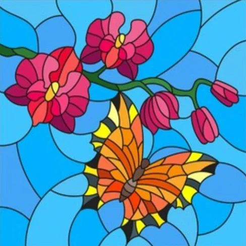 Window Film Frosted Stained Glass Films Static Cling Privacy Films Door Sticker Butterfly Kitchen Office Home Decor Customized