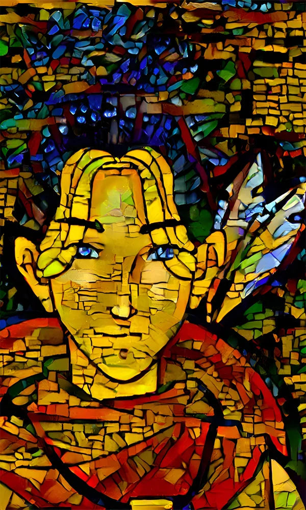 Customized Size No Glue Static Cling Frosted Stained Glass Window Films for Bathroom Door Home Decor Print Mosaic Night Moon