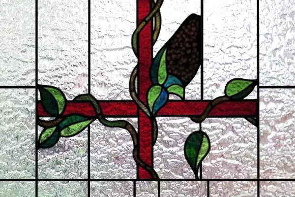 Custom Size 3D Matte Window Film, Stained Glass, Decorative UV Window Sticker, Privacy Frosted Static Cling, Home Decal