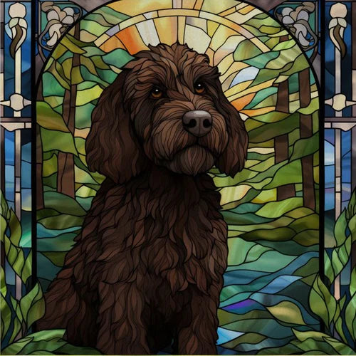 Custom size Window Film Stained Glass Films Frosted Privacy Static Cling Retro Dog Tiger Cat Sticker Bathroom Skylight Decor