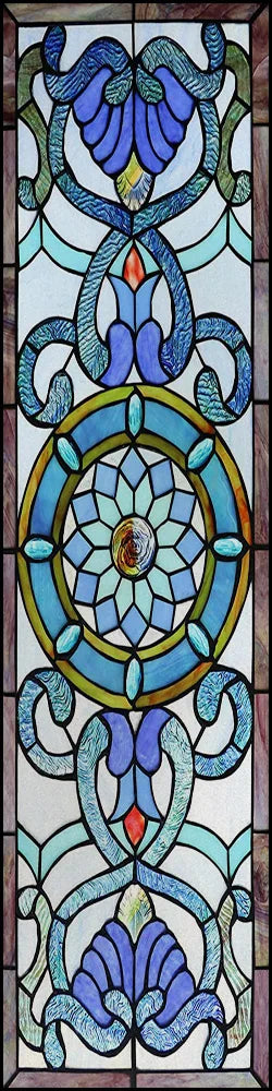 Frosted Stained Glass Window Film, Church Static Cling,Privacy Retro Door Sticker,Kitchen, Office, Home Decor, Customized