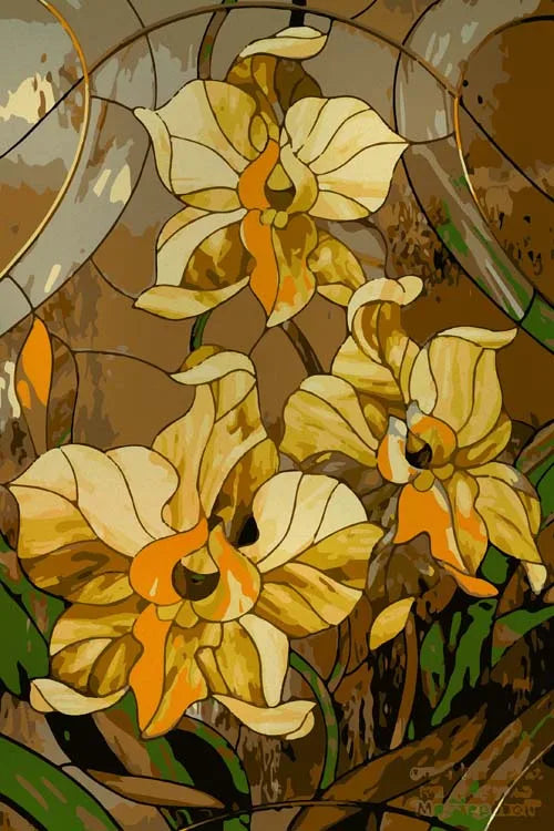 Stained Glass Film Window Sticker Static Cling  Remove Flower Rose Home Decoration for Windows,Custom designs welcom