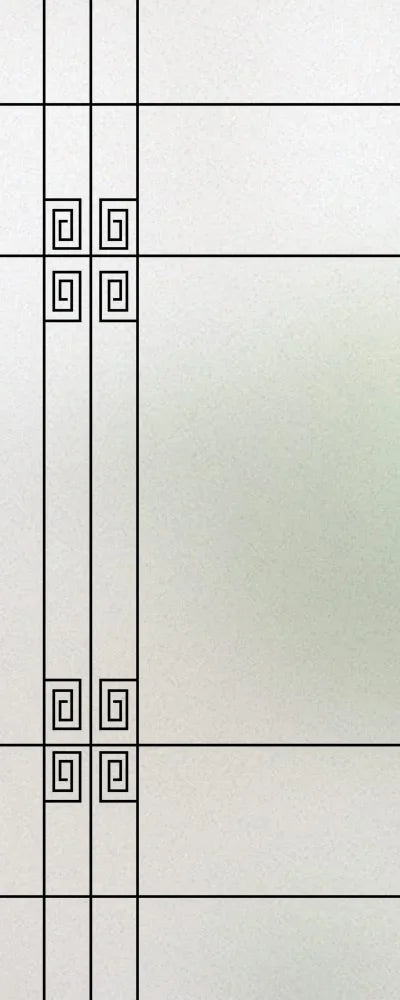 Custom Size Stained Glass Window Film,Frosted Privacy, Static Cling, Door Sticker,Kitchen, Bathroom, Home Decor