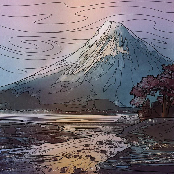 Stained Glass Window Film Frosted Glass Sticker Forest Opaque,Customized Print Mountain For Bathroom Door Office Home Decor