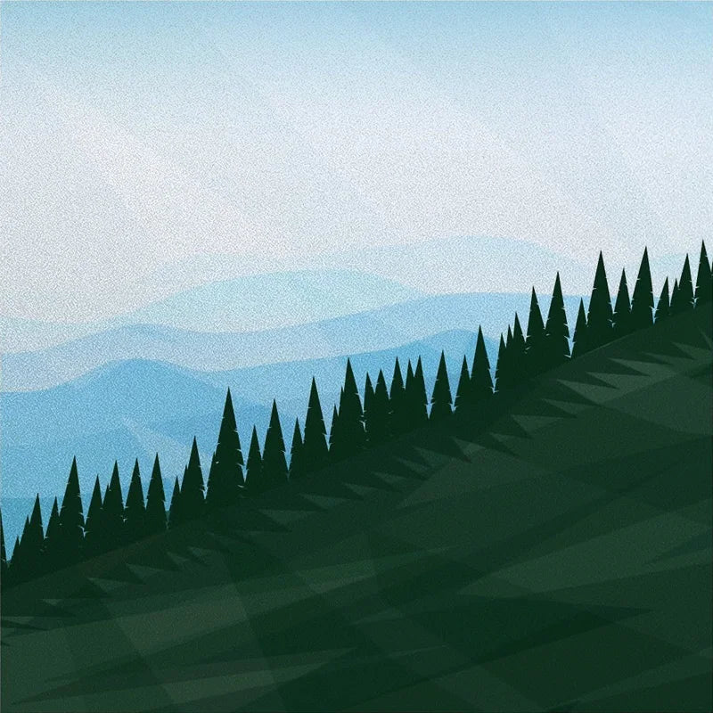 Stained Glass Wndow Films,Frosted Glass Sticker,Static Cling,for Bathroom Kiechen Door Office Home Decor Custom size Mountain