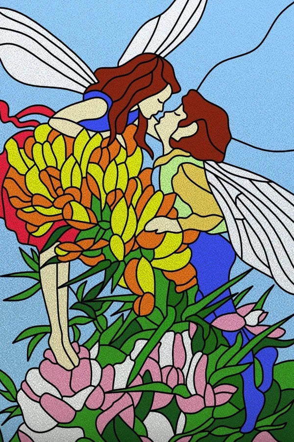 Custom Size Glass Window Film Static Cling Frosted Stained Glass Films For Wardrobe Bathroom Kitchen Door Sticker Castle Woman