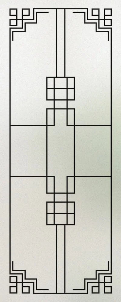 Custom Size Stained Glass Window Film,Frosted Privacy, Static Cling, Door Sticker,Kitchen, Bathroom, Home Decor