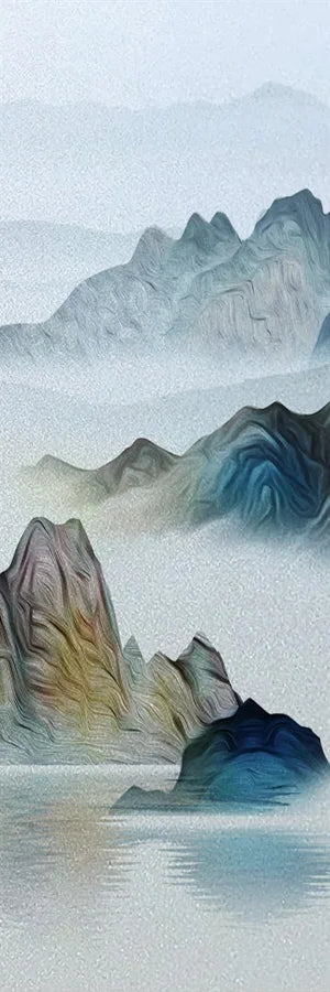 Custom Size Window Glass Films Window Film Static Cling Frosted Tree Mountain Posters For Bathroom Door Kitchen Office Home