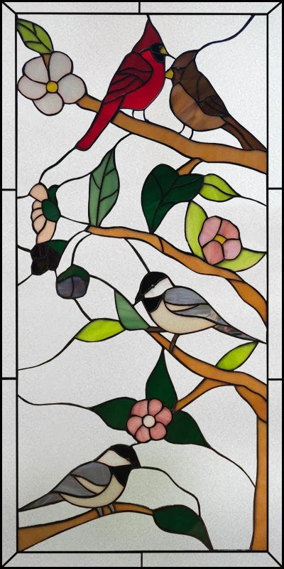 Custom size electrostatic frosted stained glass window film church home foil door stickers PVC waterproof window films