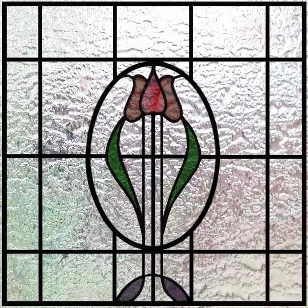 Custom size 3D Matte Window Film Stained Glass Decorative Uv Window Sticker Privacy Frosted Static Cling Window Decal for Glass