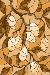 Custom Size Stained Glass Window Film Fruit Pattern Grape Mango Watermelon For Rectangular Shape Glass Office Door Home Decor