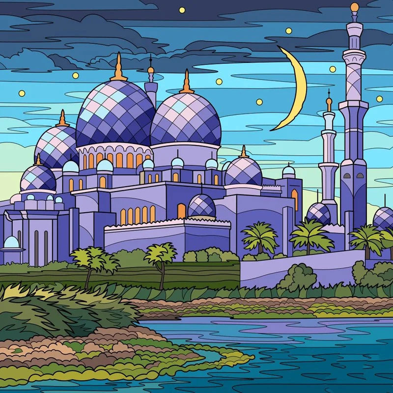 Frosted Stained Glass Window Film, Customized Scenery, Sun Starry Sky, Static Cling Sticker,Home Decor for Bathroom Kitchen