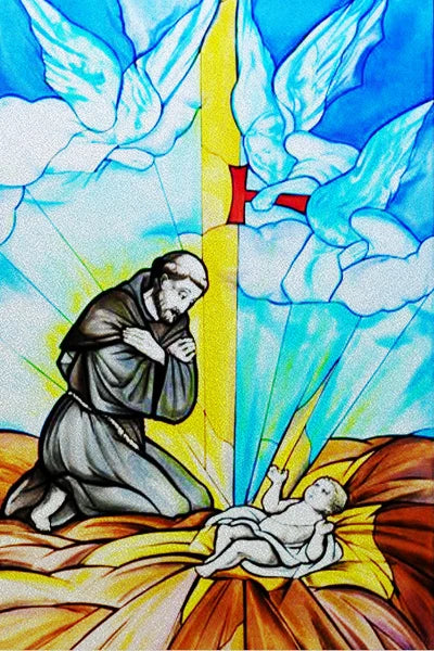 Window Film Stained Glass Stickers,Custom size Static Cling Church Style Privacy Films Door Sticker Kitchen Office Home Decor