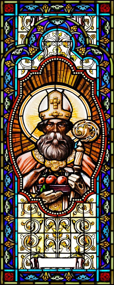 Gothic Rose Window film Glass Films Frosted Stained Window Sticker can do custom size Jesus/Christ Painting