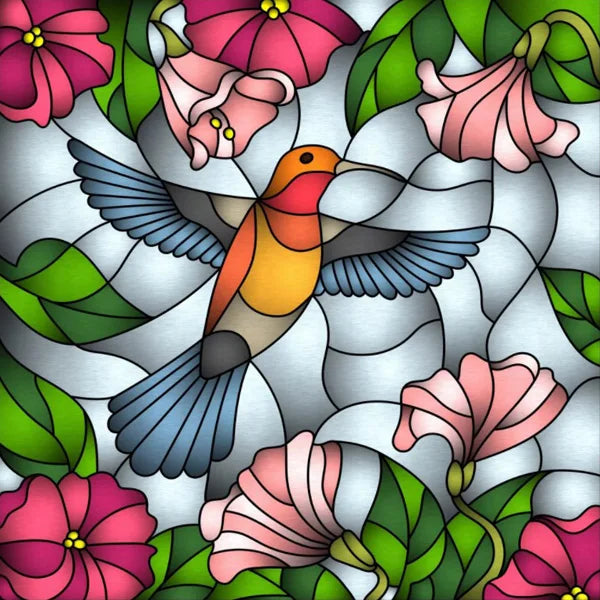 Window Film Stained Glass Films Static Cling Stickers for Bathroom Kitchen Office Home Decor,Birds Peacock,Heron,Owl,Custom size