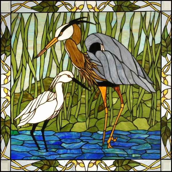 Window Film Frosted Stained Glass Films Customized Tiffany-Style Static Cling Sticker,Bathroom Door Kitchen Office Home Decor