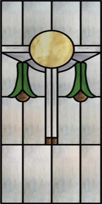 Frosted Stained Glass Window Film, Customized Privacy, Static Cling,Church Style, Door Sticker, Office, Bathroom Home Decor