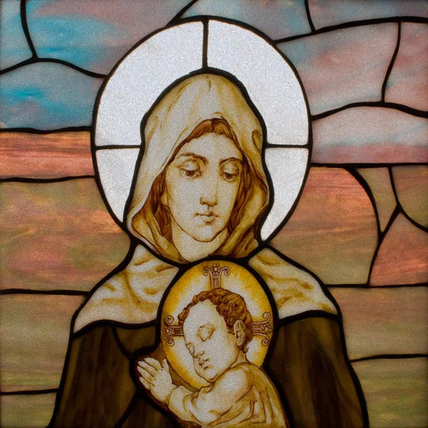 Stained Glass Window Film, Custom Size, Static Cling,Women Jesus Christ Angels Virgin Mary Picture ,Home Decor, Window Treatment