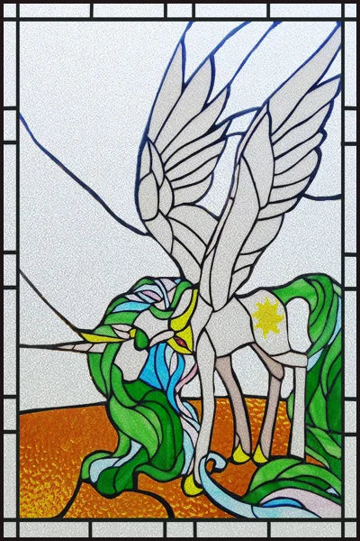 Window Film Frosted Stained Glass Films,Customized Privacy Static Cling,Flower Sun Fruit Fish Cat,Door Sticker,Office Home Decor