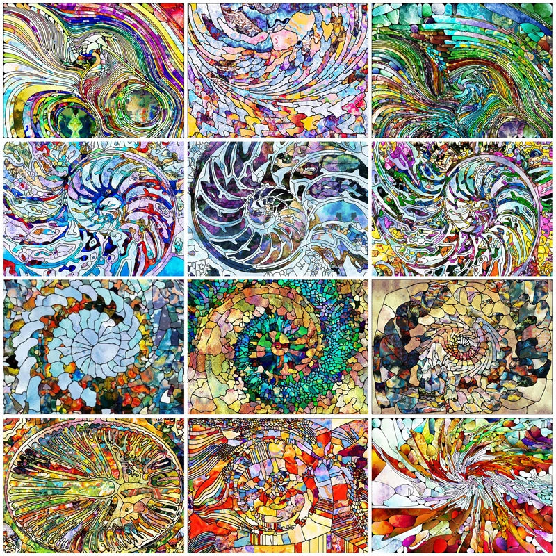 Stained Glass Window Film Frosted Glass Sticker Forest Customized Abstract design for Bathroom Kitchen Door Office Home Decor