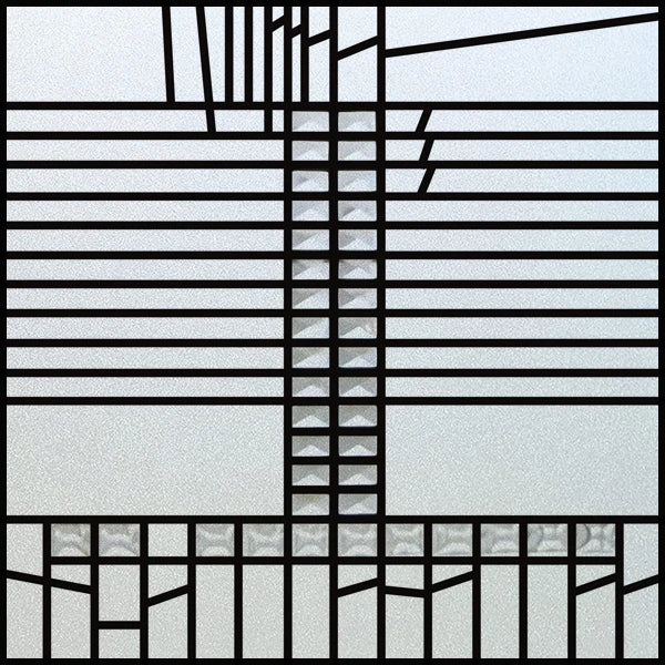 Stained Glass Window Film Frosted Glass Sticker,Custom made to fit any Window Size or Shape, ,Church Static Cling,Home Decor