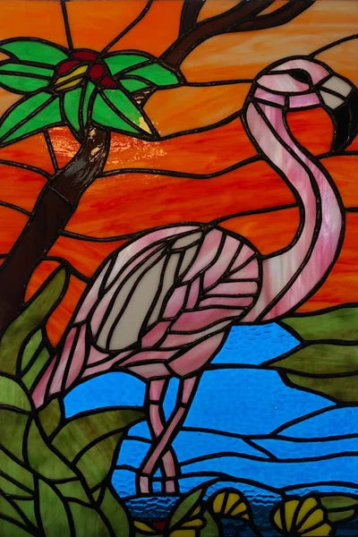 Window Film Stained Glass Stickers,Custom size Static Cling,Frosted Privacy Print Bird,Peacock,Heron,Owl,For Window Home Decor