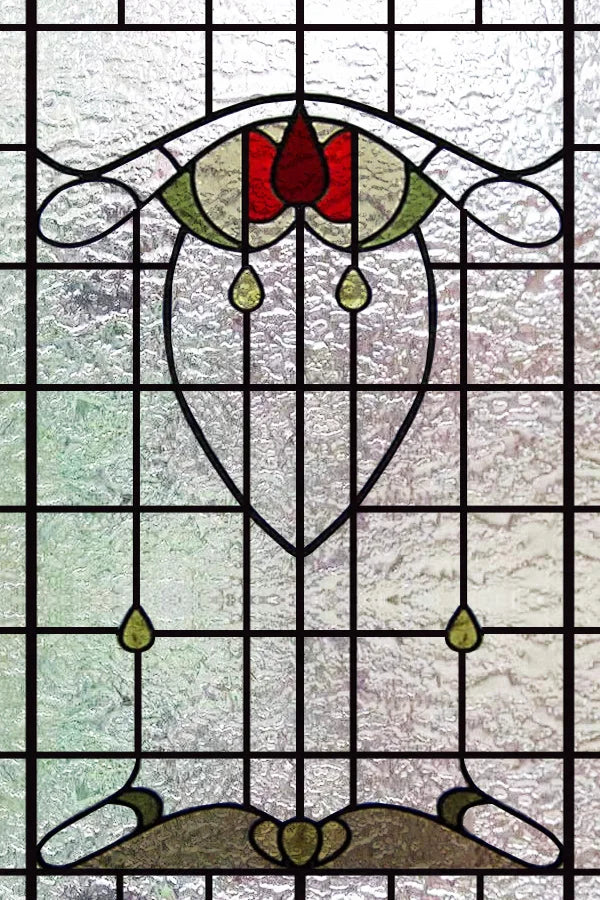 Custom Size 3D Matte Window Film, Stained Glass, Decorative UV Window Sticker, Privacy Frosted Static Cling, Decor for Glass