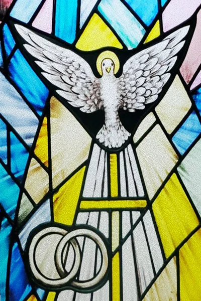 Window Film Stained Glass Stickers,Custom size Static Cling Church Style Privacy Films Door Sticker Kitchen Office Home Decor