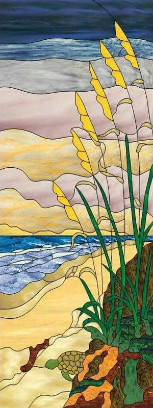 Custom size Stained Glass Films,Flower, Fruit,Tree,Leaf,Bird,Fish Painting Stickers For Bathroom Bedroom Door Office Home Decor