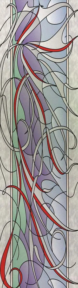 Customized Frosted Stained Glass Window Film, Church Static Cling,Privacy Retro Sticker, for Kitchen, Office, Home Decor