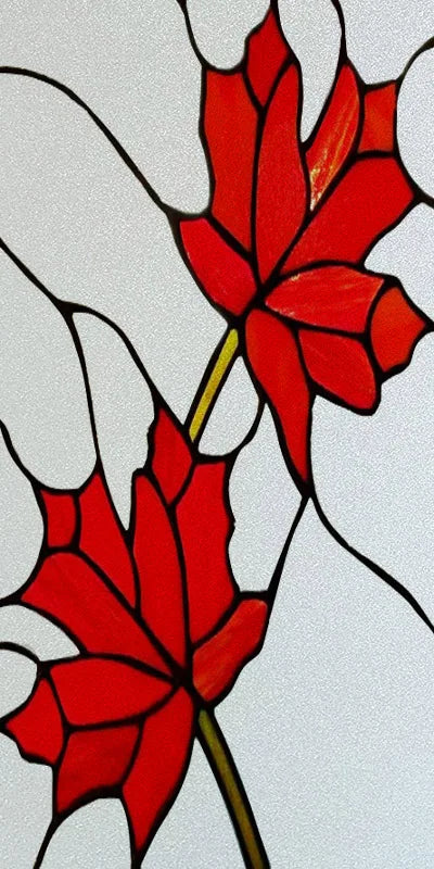 Custom Stained Glass Window Films,Frosted sticker,Privacy Static Cling Flower Fruit Trees For Bathroom Sliding door Home Office