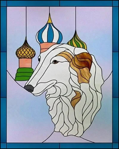 Custom size Stained Glass Window Film Retro Painted Horse Deer, Frosted Static Cling Art Colored Glass Films,Glass Sticker