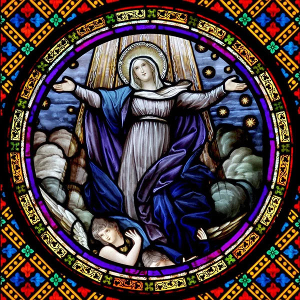 Custom Frosted Stained Glass Window Film, Static Cling ,Church Jesus Mary Angels Picture Stickers, Window Treatment, Home Decor