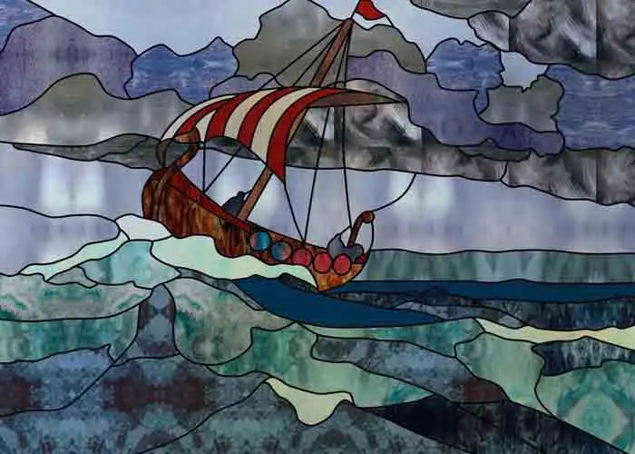 Glass Films Window Sticker Static Cling Frosted Home Decor Private Tint-Film For Door Window Cabinet Wardrobe Landscape Sea