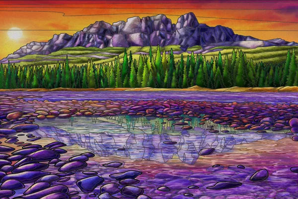 Custom Size Stained Glass Window Film, Transom Frosted Glass Sticker, Kitchen Room Door, Bathroom, Home Decor