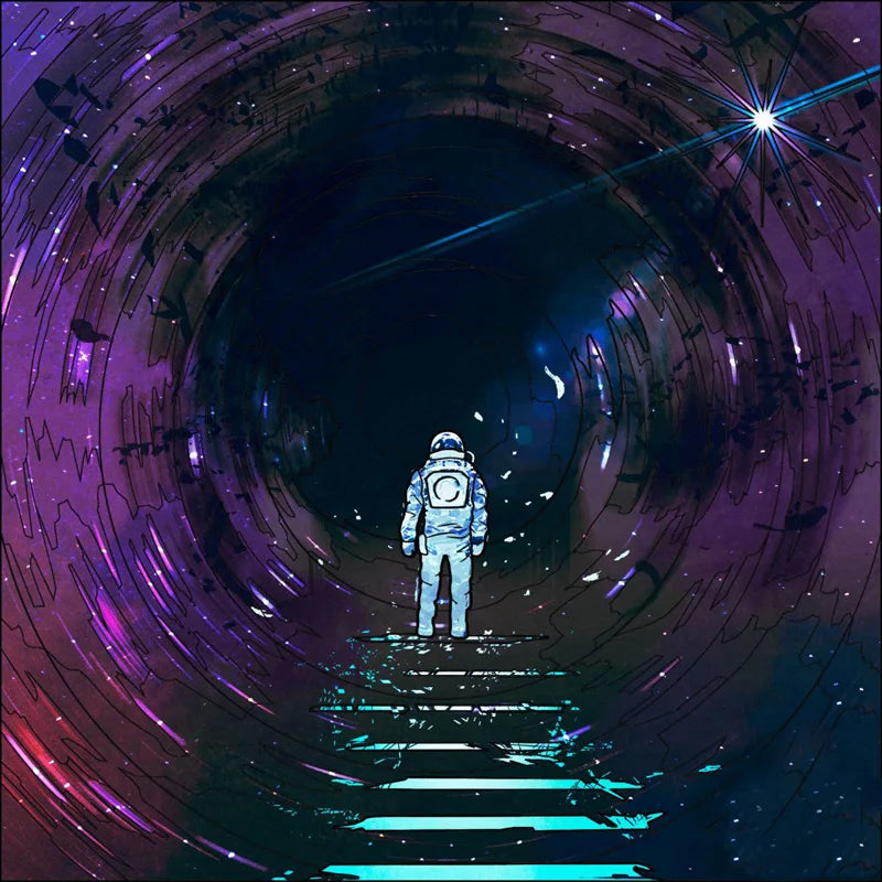 Frosted Stained Glass Window Film, Customized Scenery, Sun Starry Sky, Static Cling Sticker,Home Decor for Bathroom Kitchen