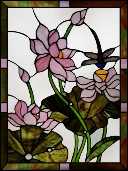 Frosted Stained Glass Window Film, Customized Art Design, Flower Rose, Static Cling Sticker,Home Decor Foil, Treatment